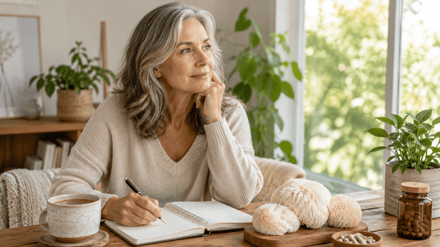 Lion's Mane for Menopause Brain Fog: Dosage & Benefits article cover