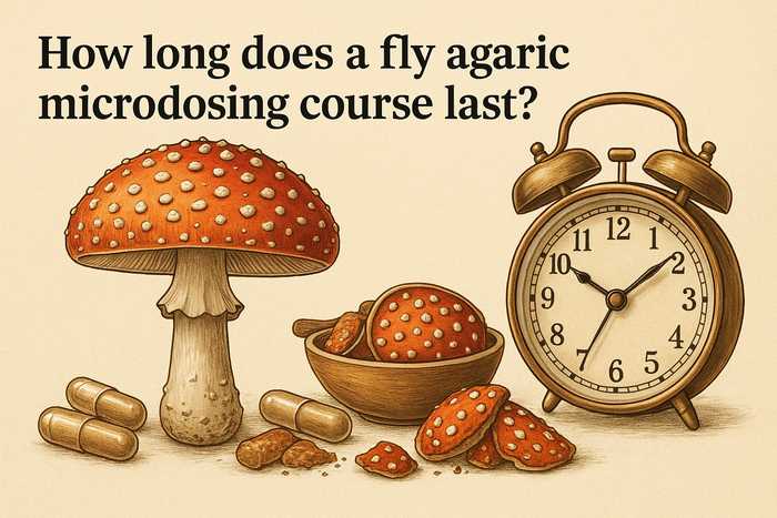 Wie lange dauert eine Fliegenpilz-Mikrodosierungskur? article cover