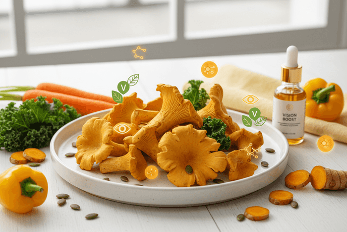 Chanterelles for Eye Health: Carotenoids and Vitamin D article cover