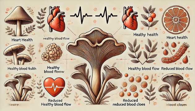 השפעת פטריית Cordyceps militaris על בריאות כלי הדם: תכונות ויתרונות