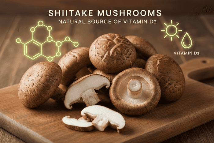 Shiitake and Vitamin D2: Drying and UV Exposure Effects article cover