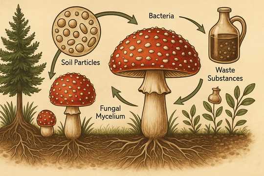 Amanita muscaria ed ecologia: come purifica il terreno