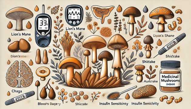 Medicinal mushrooms against diabetes