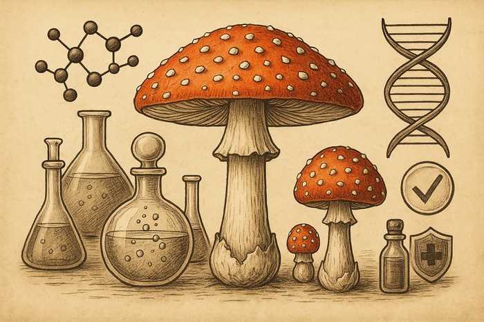 Scientific research on the benefits and safety of fly agaric article cover