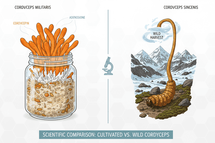 Cordyceps Militaris vs Sinensis: Key Differences article cover