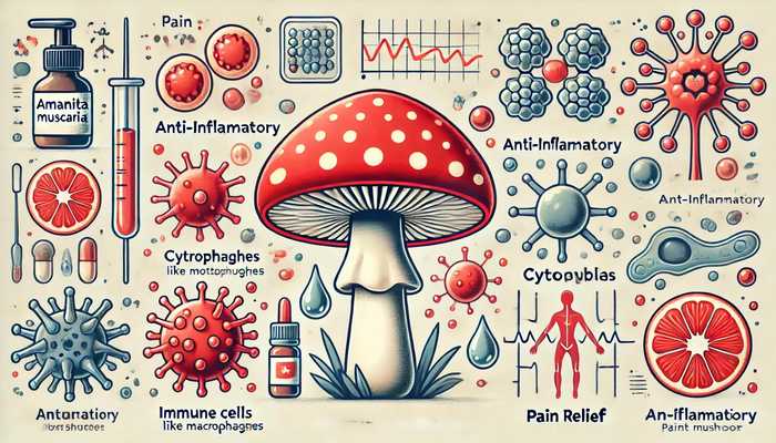 Red agaricus for pain relief: routes of action and benefits article cover